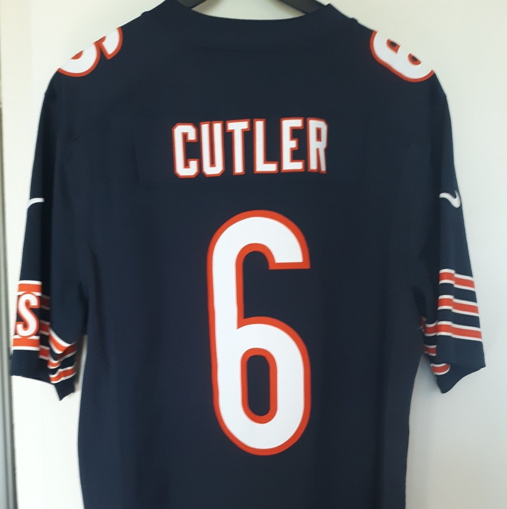 Sewn Nike Bears Jay Cutler Jersey